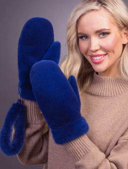 Рукавички норка индиго - Davidovfox фото 11