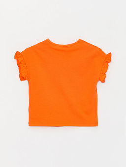 Bisiklet Yaka Basic K?z Bebek Ti??rt - Waikiki фото 3