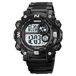 Часы наручные Skmei мужские электронные спортивные водонепроницаемые 1887black-white