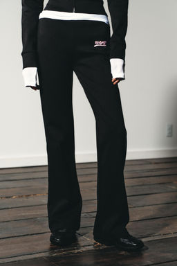FLARE FLEECE TROUSERS - Zara фото 3