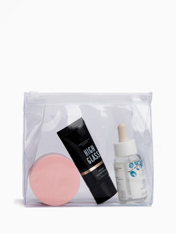 Цена за 2 шт. Косметичка для бассейна с застёжкая зип-лок, маленькая, прозрачная - Simaland фото 5