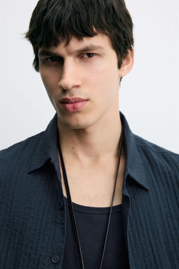 FLOWING TEXTURED SHIRT - Zara фото 6
