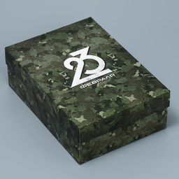 Коробка подарочная складная, упаковка, «23 февраля», 21×15×7 см