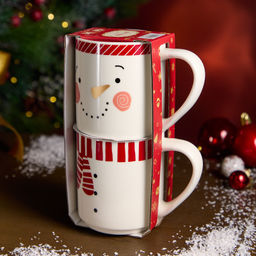 НАБОР КРУЖЕК LEFARD SNOWMAN 2 ШТ. 285МЛ  фото 7