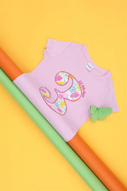 Футболка с круглым вырезом Магнолия для девочек Неожиданная скидка в корзине