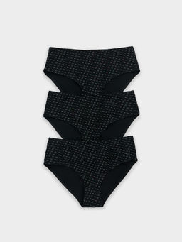 Цена за 2 штуки! Трусы макси женские черные в наборе, 3 шт - Mark formelle фото 7