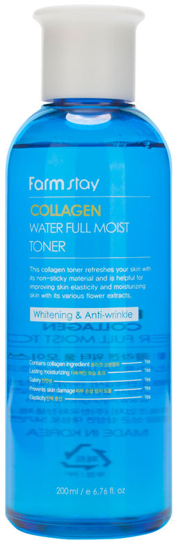 Тонер Farmstay Collagen Water Full Moist 200 мл  фото 2