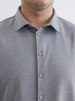 B?y?k Beden Regular Fit Uzun Kollu Erkek G?mlek