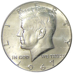 1/2 доллара (50 центов) 1967 года США