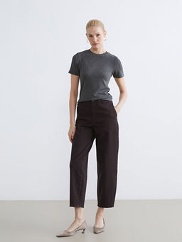 Bisiklet Yaka Kad?n Ti??rt