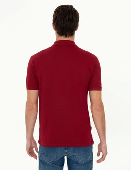 Bordo Slim Fit Basic Polo Yaka Ti__rt - Pierre cardin фото 4