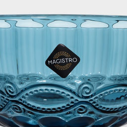 Креманка Magistro «Ла-Манш», 350 мл, 12×10.5 см, стекло, синяя