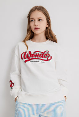 Джемпер детский для девочек Maira белый