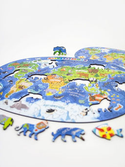 Пазл деревянный "Планета Земля" PZL-81