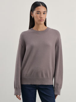 Базовый однотонный джемпер из вискозы / Zarina  фото 3