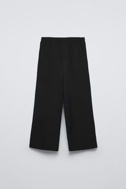 WIDE-LEG TROUSERS WITH EMBROIDERED BOW - Zara фото 2