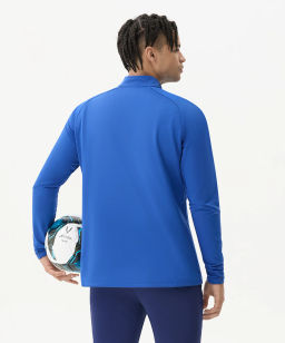 Джемпер тренировочный JOGEL PREMIER PerFormDRY Training 1/4 Zip Fleece Top, синий  фото 9