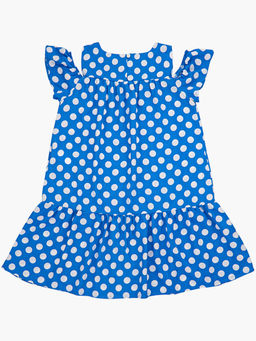 Платье в горох 22-7180 голубой горох - Mini maxi фото 4