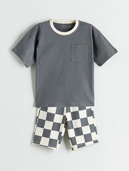 Cepli Erkek ?ocuk Ti??rt ve ?ort 2li