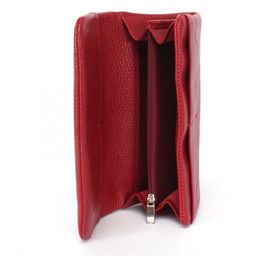 Портмоне женское Croco-ПР-806 натуральная кожа 2 отд, 5 карм, красный флотер (113) 239823  фото 3