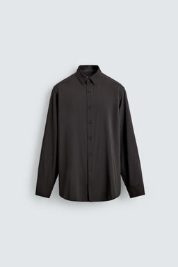 LIMITED EDITION FLOWING WOOL BLEND SHIRT - Zara фото 7