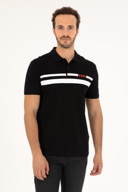 U. S. Polo Assn / Мужская черная футболка