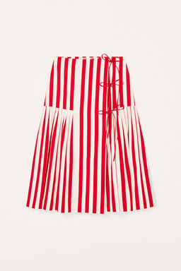 LIMITED EDITION STRIPED MIDI SKIRT - Zara фото 4