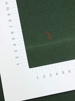 Теплый хлопок цв.Темный хвойно-еловый, СОРТ2, ш.1.5м, хлопок-100%, 180гр/м.кв - Купава фото 2