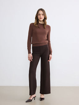 Bisiklet Yaka Kad?n Triko Kazak