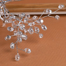 Цветок декоративный стеклярус 50 см на подставке / SA20227-A2 /уп 50/200/ - Галеонтрейд фото 5