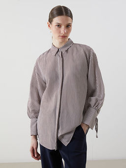 ?izgili Oversize Kad?n G?mlek Tunik