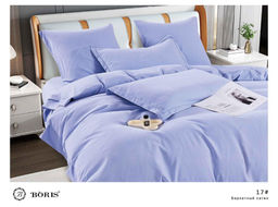 КПБ Boris Бархатный Сатин однотонный BORBSO017 1.5 спальный
