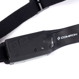 Фонарь налобный спортивный COMIRON OHEAD TWO корпус: жёсткий ABS, IPX4; свет: XPE+COB, 350lm; аккум: 1200 mAh, USB, КРАСНЫЙ аварийный режим. /уп 100/ - ГалеонТрейд фото 13