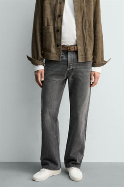 JEANS STRAIGHT BOOTCUT FIT LIMITED EDITION / Gris - Zara фото 2