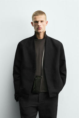 COTTON-LINEN SUIT BLAZER - Zara фото 2
