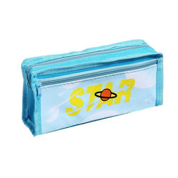 Пенал школьный на молнии Calligrata «Звезда», 2 отделения, МИКС