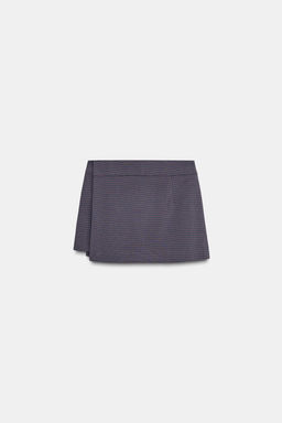 CHECK BOX PLEAT SKORT - Zara фото 6