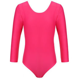 Купальник гимнастический Grace Dance, с длинным рукавом, р. 38, цвет малина  фото 9