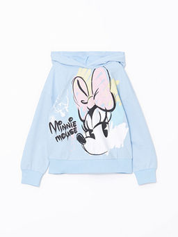 Kap??onlu Minnie Mouse Bask?l? K?z ?ocuk Pijama Tak?m - Waikiki фото 2