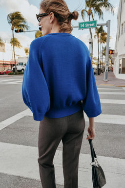 WIDE SLEEVE KNIT JUMPER - Zara фото 14