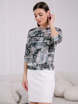 06-837 Джемпер - Вишня фото 7