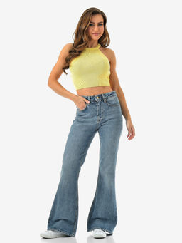 Женские джинсы клеш CRACPOT 1644