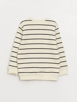 Bisiklet Yaka Bask?l? Erkek Bebek Sweatshirt - Waikiki фото 3