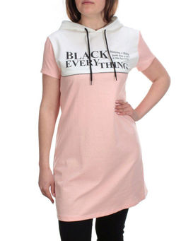 11792 PINK Туника спортивная женская (100% хлопок) - Фабричный китай фото 6