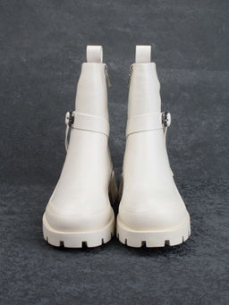 04-M3-L813 BEIGE Ботинки зимние женские (натуральная кожа, натуральный мех)