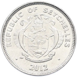Монета 25 центов 2012 года Сейшелы