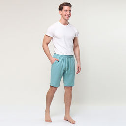 Шорты М-252 Серо-голубой