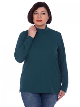 Б0754 Водолазка женская трикотажная синий