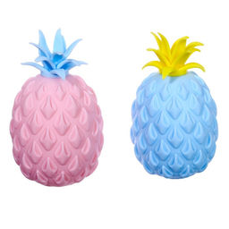 Цена за 12 шт. Антистресс игрушка - мялка «Ананас», с пастой, МИКС