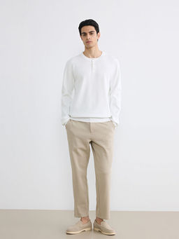 Bisiklet Yaka Erkek Triko Kazak